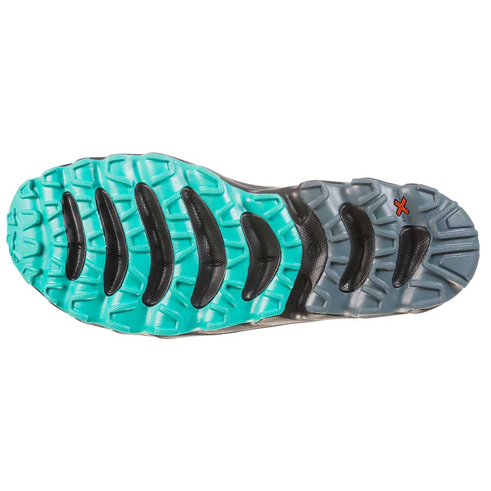 La Sportiva Helios SR Womens Trail Running Shoe - Black/Aqua - Clearance - Image 2