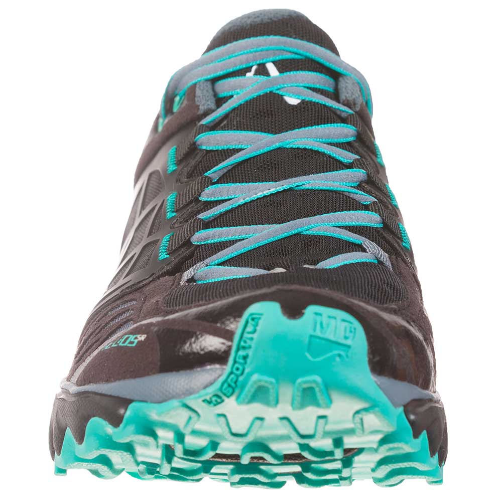 La Sportiva Helios SR Womens Trail Running Shoe - Black/Aqua - Clearance - Image 3