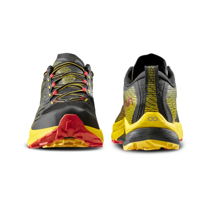 La Sportiva Jackal II Mens Trail Running Shoe - Black/Yellow - Image 5