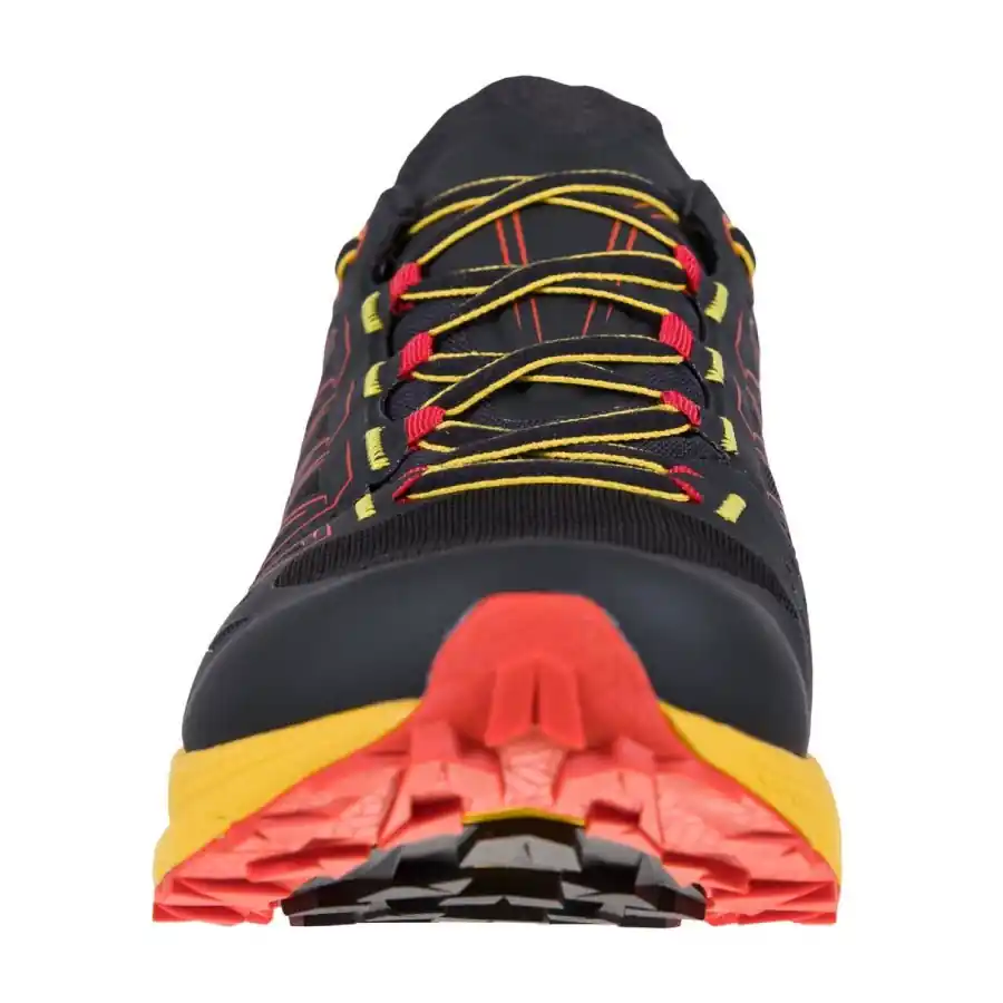 La Sportiva Jackal Mens Trail Running Shoe - Black/Yellow - Image 5