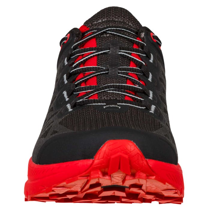 La Sportiva Karacal Mens Trail Running Shoe - Black/Goji - Image 5