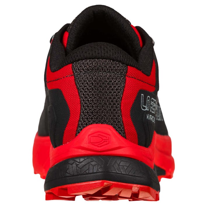 La Sportiva Karacal Mens Trail Running Shoe - Black/Goji - Image 6