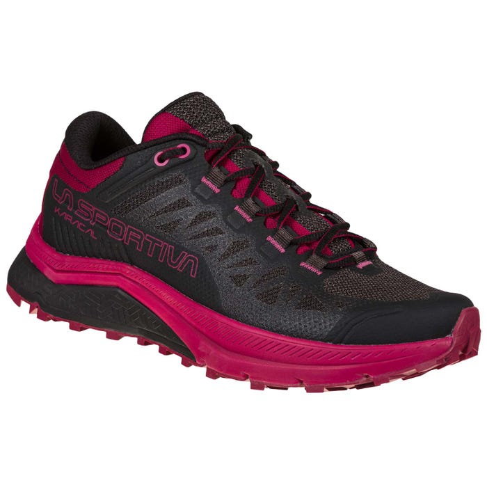 La Sportiva Karacal Womens Trail Running Shoe - Black/Red Plum - Clearance