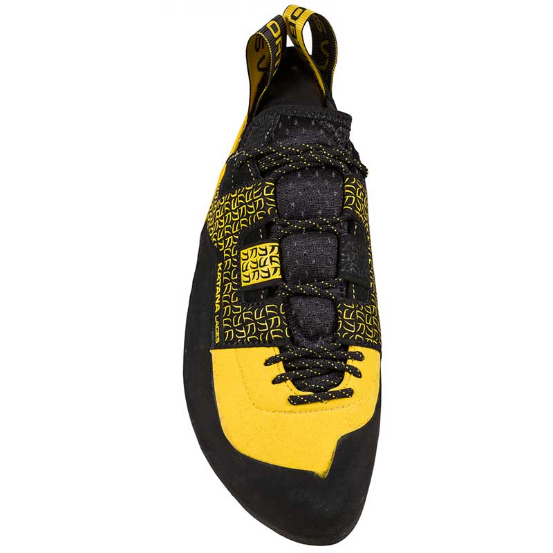 La Sportiva Katana Lace Mens Climbing Shoe - Yellow/Black - Image 3