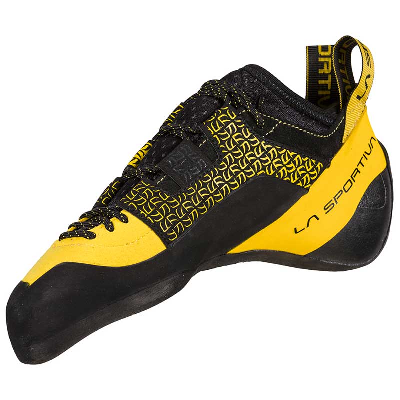 La Sportiva Katana Lace Mens Climbing Shoe - Yellow/Black - Image 4