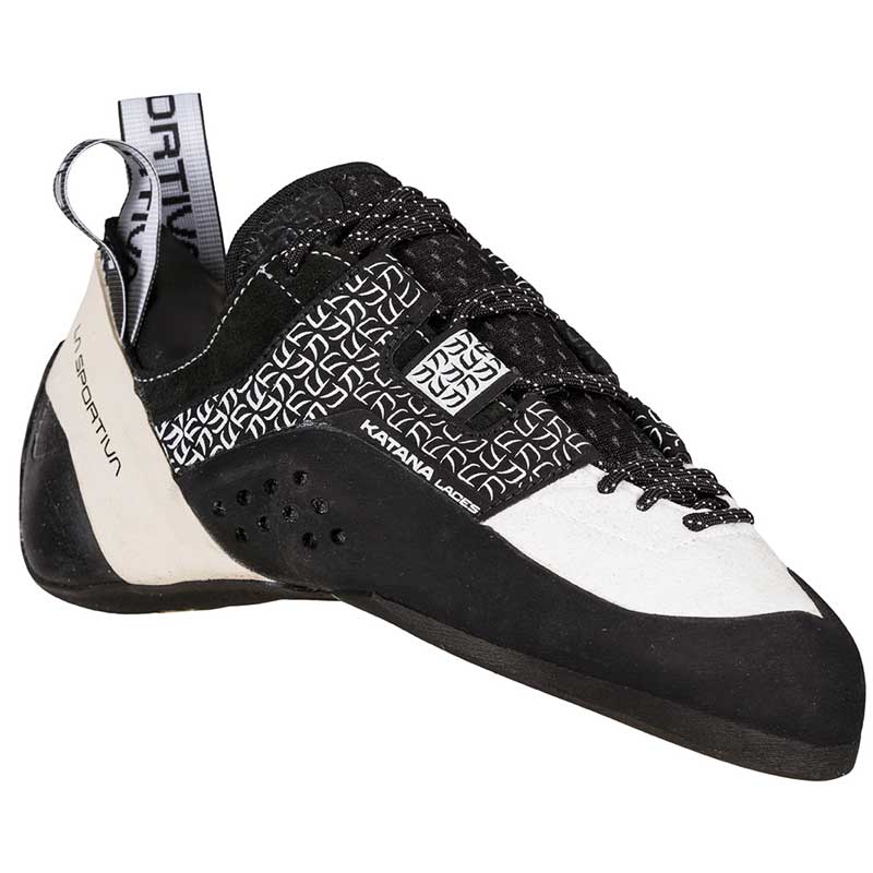 La Sportiva Katana Lace Womens Climbing Shoe - White/Black - Image 2