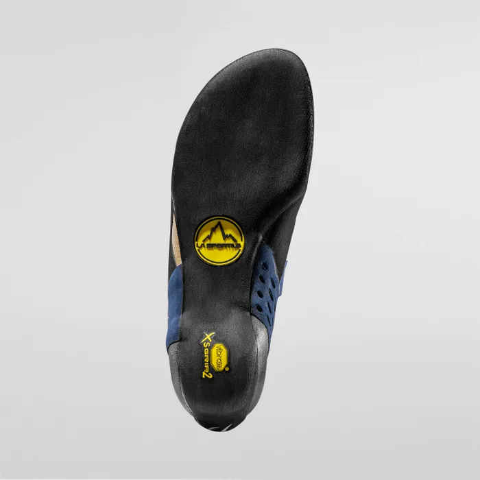 La Sportiva Katana Womens Climbing Shoe - White/Storm Blue - Image 2