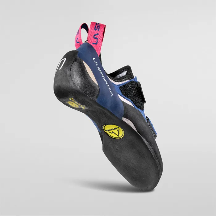 La Sportiva Katana Womens Climbing Shoe - White/Storm Blue - Image 6