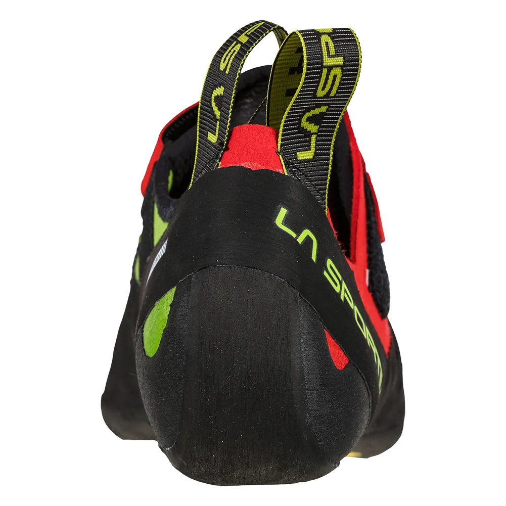 La Sportiva Kubo Mens Climbing Shoe - Goji/Neon - Image 5