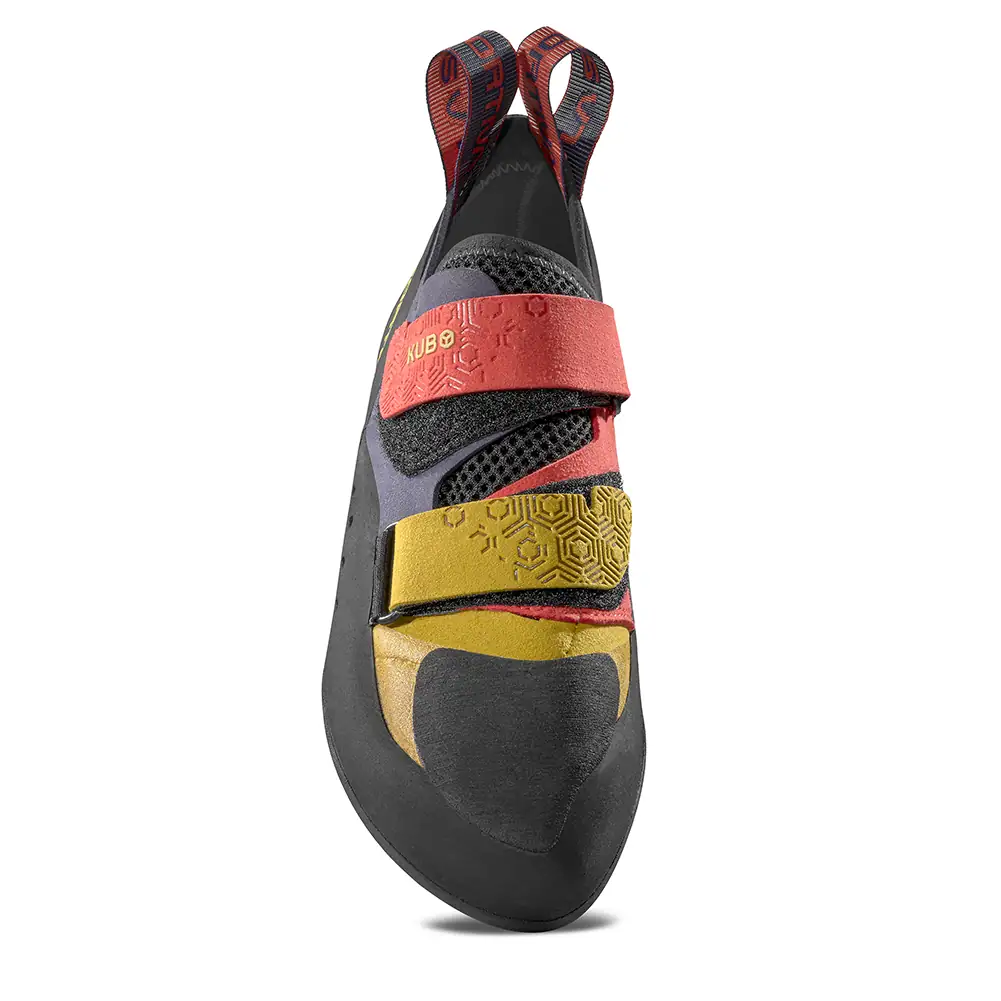 La Sportiva Kubo Mens Climbing Shoe - Savana / Mountain Red - Image 2