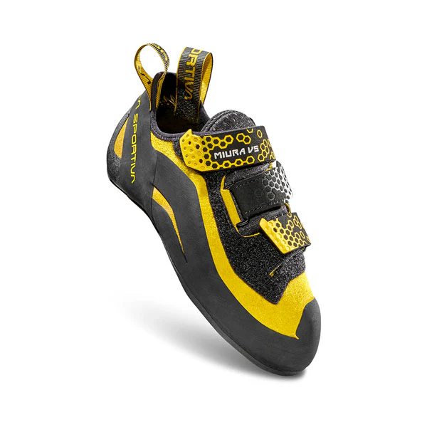 La Sportiva Miura VS Mens Climbing Shoe - Black/Yellow - Image 4
