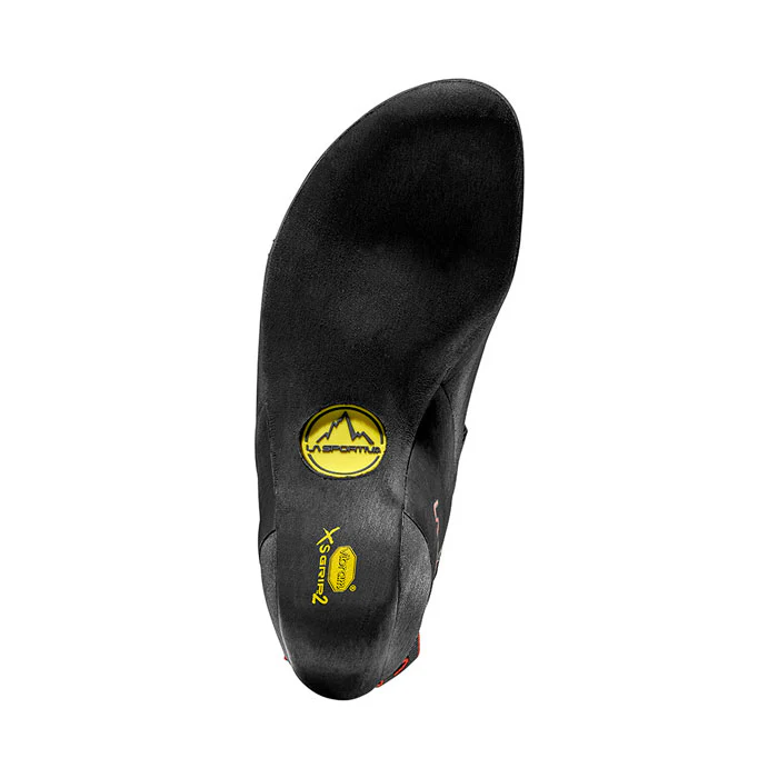 La Sportiva Miura VS Womens Climbing Shoe - White/Cherry Tomato - Image 3