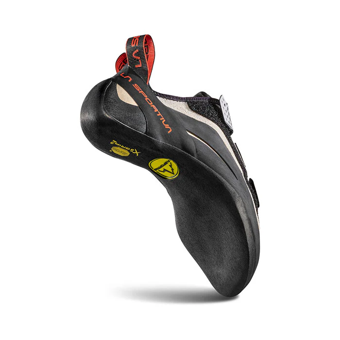 La Sportiva Miura VS Womens Climbing Shoe - White/Cherry Tomato - Image 5