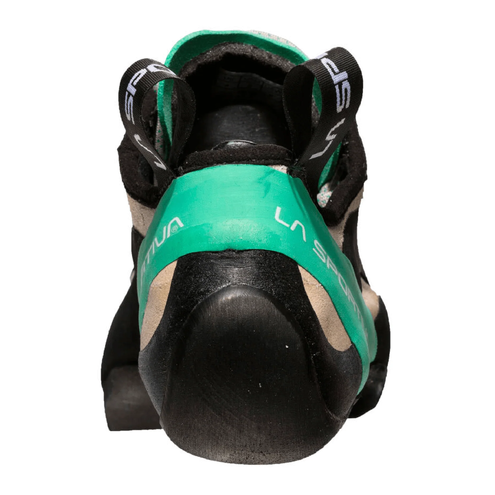 La Sportiva Miura Womens Climbing Shoe - White/Jade Green - Image 2