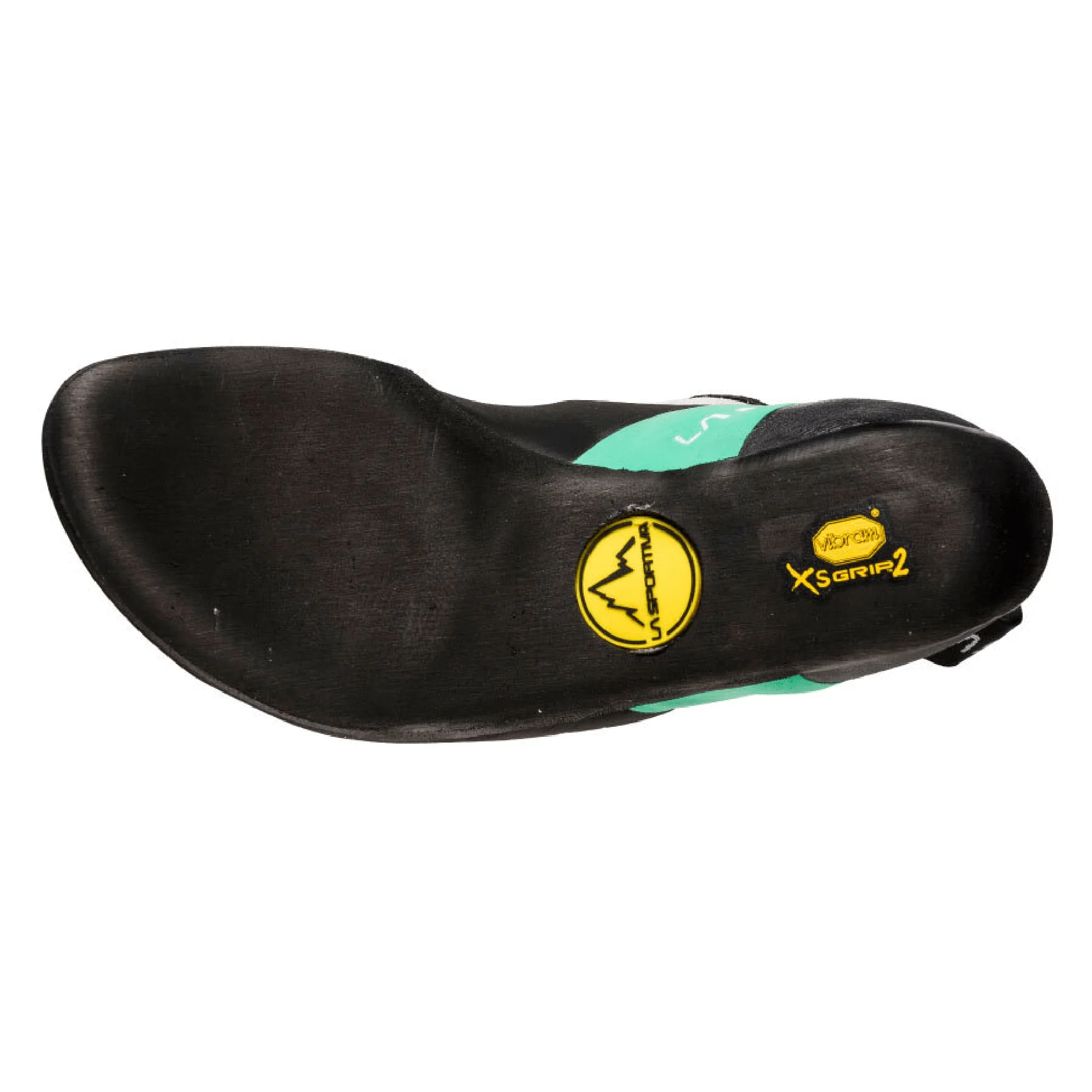 La Sportiva Miura Womens Climbing Shoe - White/Jade Green - Image 4
