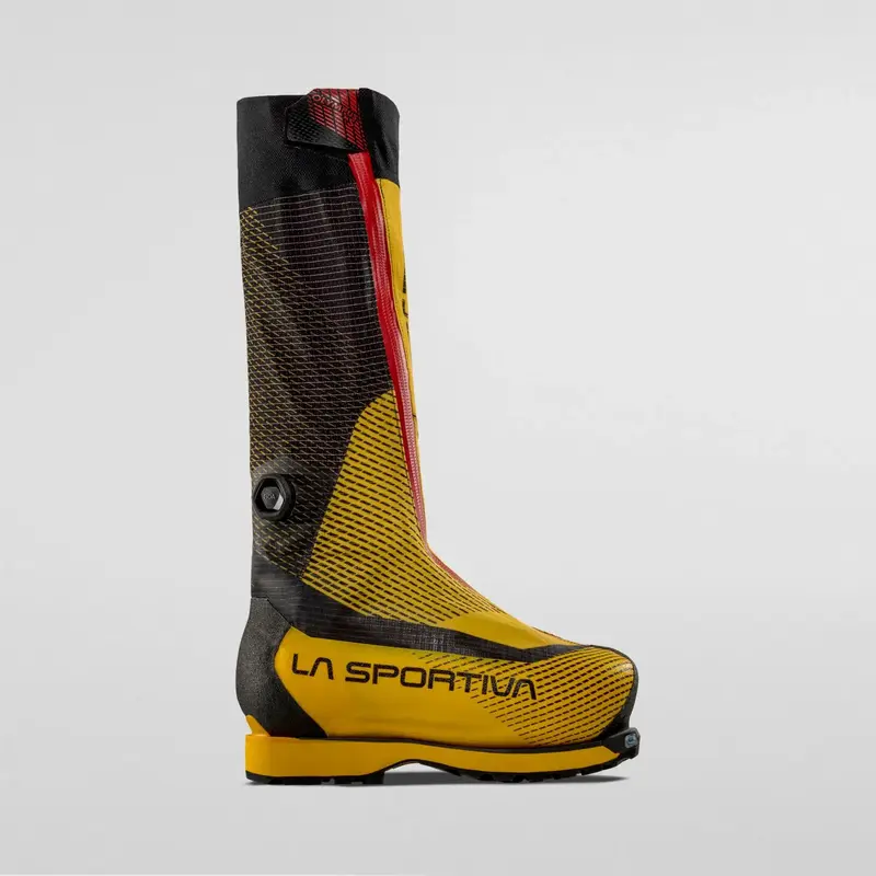 La Sportiva Olympus Mons S Unisex Mountaineering Boot - Yellow/Black - Image 4