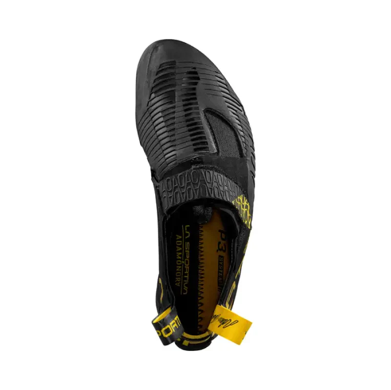 La Sportiva Ondra Comp Climbing Shoe - Black/Yellow - Image 4