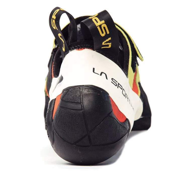 La Sportiva Otaki Womens Climbing Shoe - Sulphur/Coral - Image 4