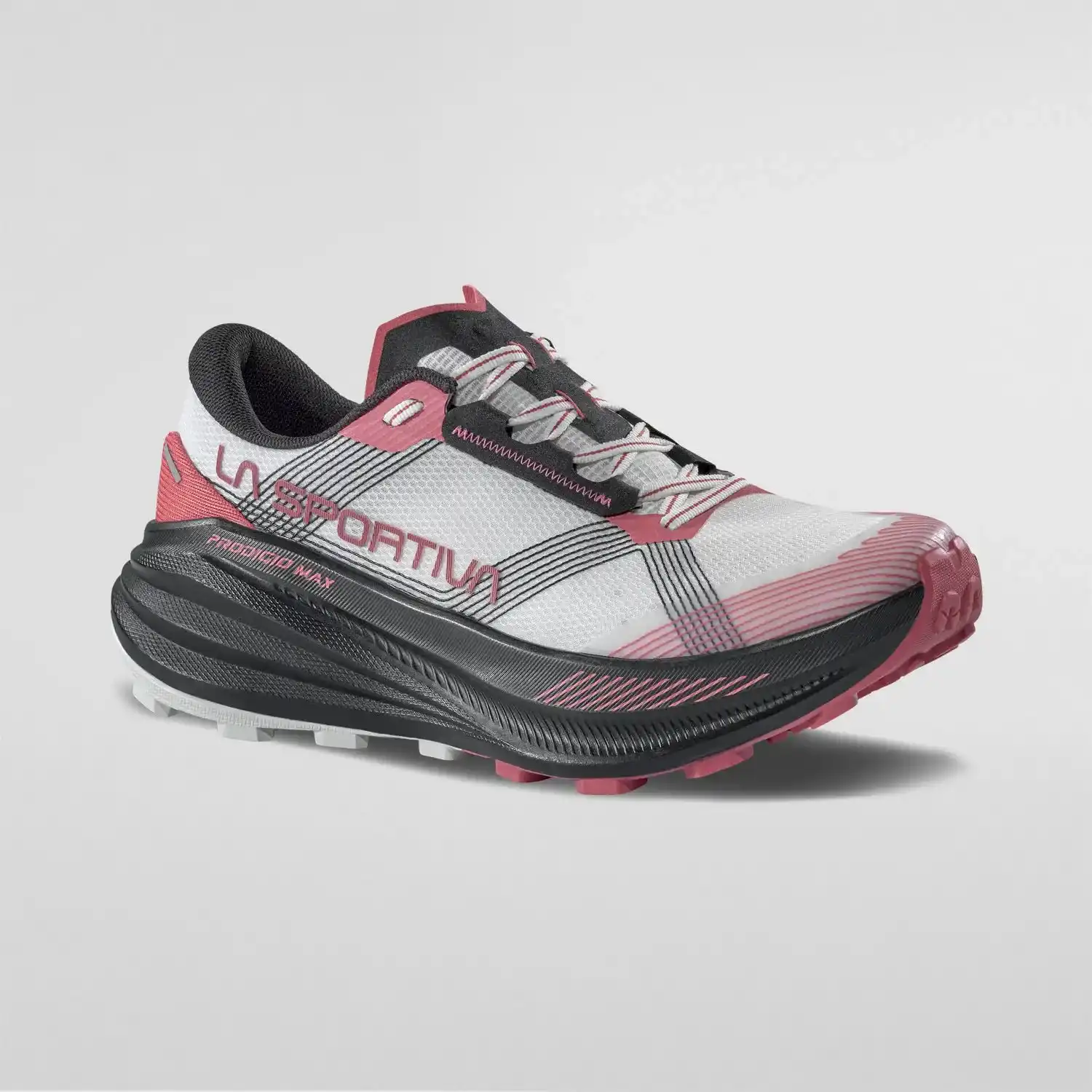 La Sportiva Prodigio Max Womens Trail Running Shoe - Chalk/Rosebay