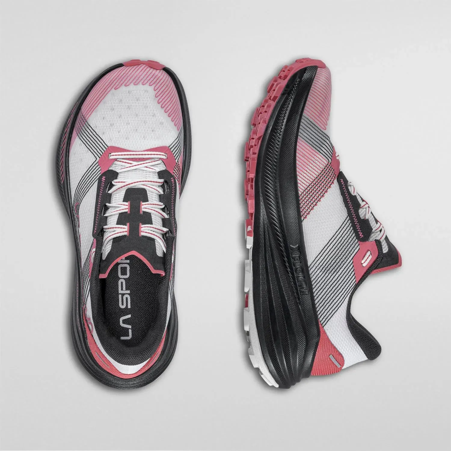La Sportiva Prodigio Max Womens Trail Running Shoe - Chalk/Rosebay - Image 4