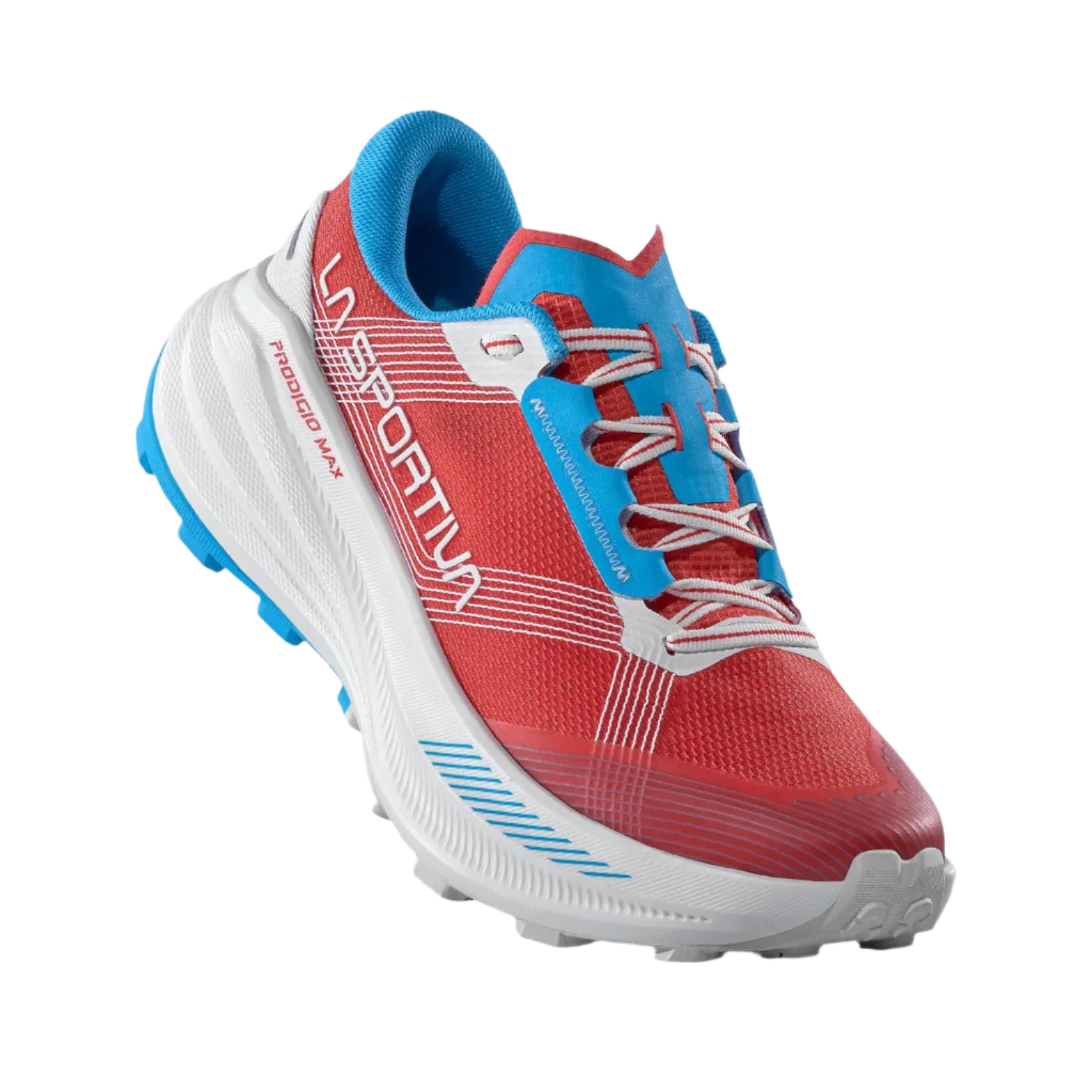 La Sportiva Prodigio Max Womens Trail Running Shoe - Hibiscus/Malibu Blue - Image 10