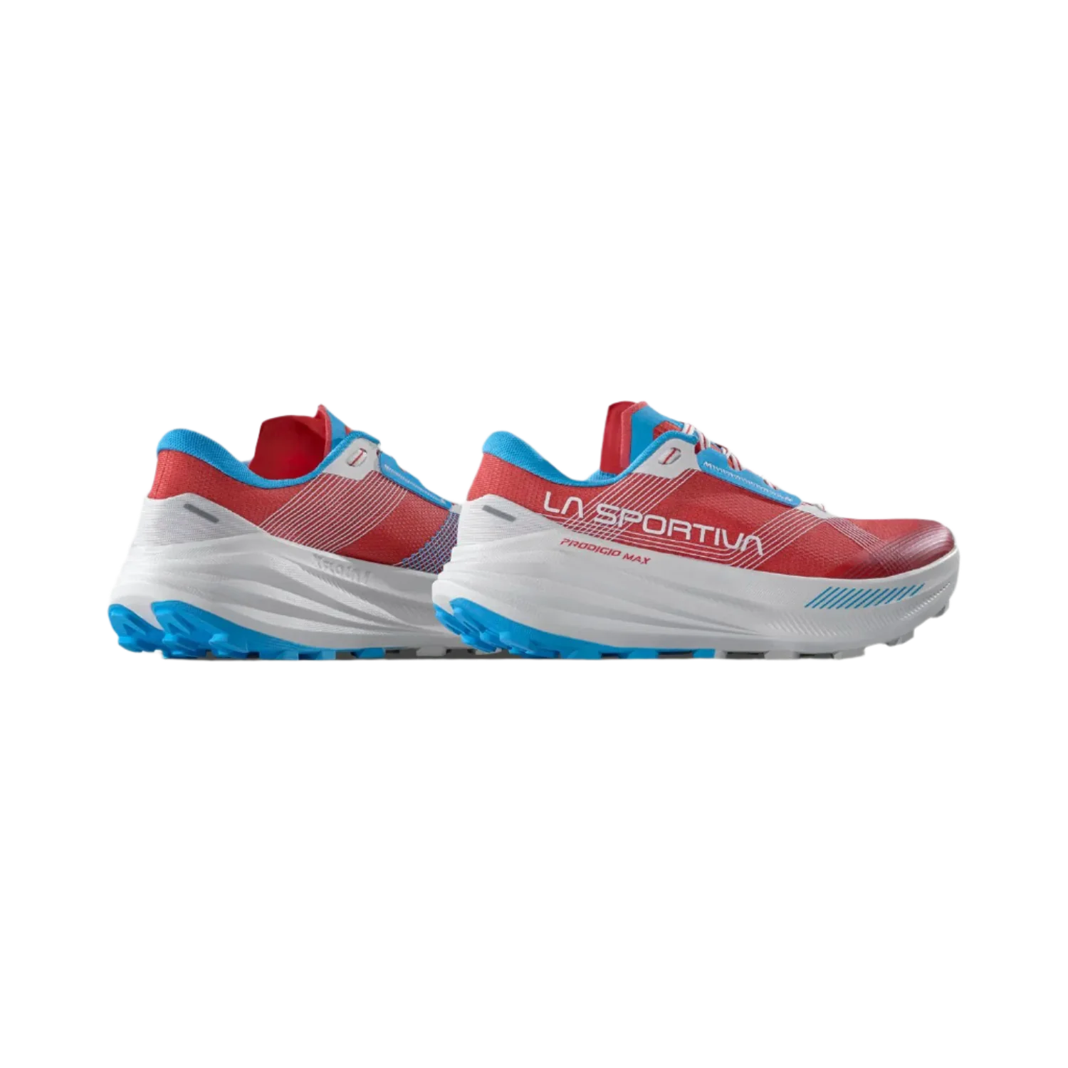 La Sportiva Prodigio Max Womens Trail Running Shoe - Hibiscus/Malibu Blue - Image 3