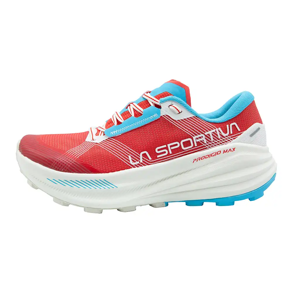 La Sportiva Prodigio Max Womens Trail Running Shoe - Hibiscus/Malibu Blue - Image 8