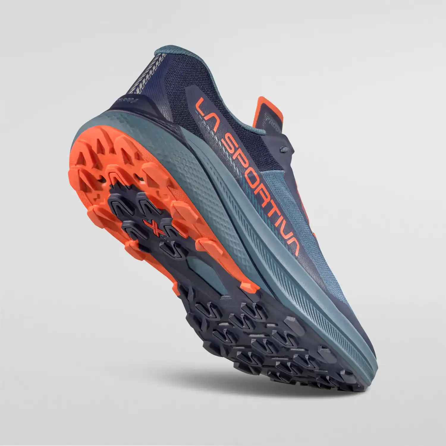La Sportiva Prodigio Mens Trail Running Shoe - Hurricane/Deep Sea - Image 7