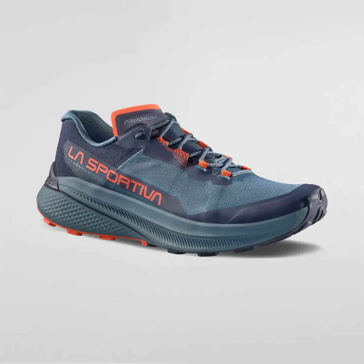 La Sportiva Prodigio Mens Trail Running Shoe - Hurricane/Deep Sea - Clearance