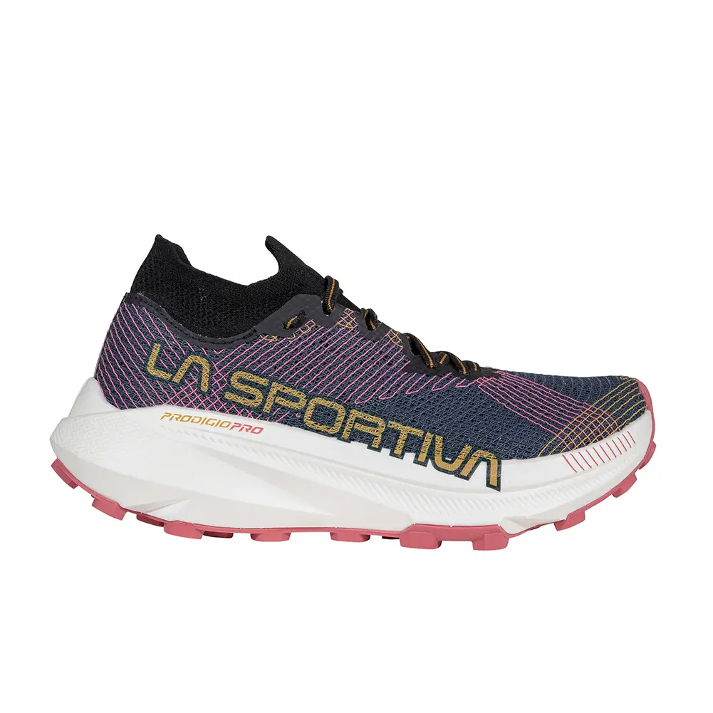 La Sportiva Prodigio Pro Womans Trail Running Shoe - Night Sky/Rosebay - Image 2