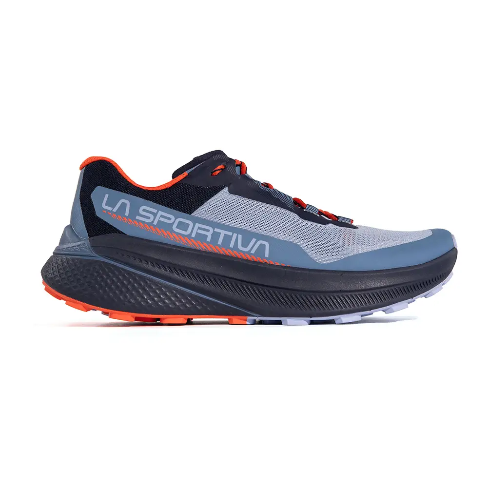 La Sportiva Prodigio Womens Trail Running Shoe - Stone-Blue/Moonlight - Image 2