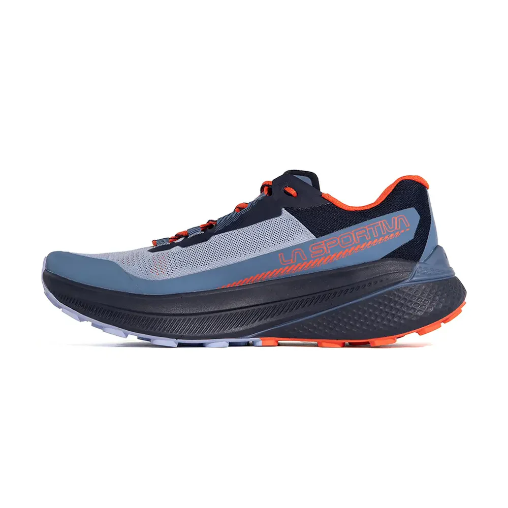 La Sportiva Prodigio Womens Trail Running Shoe - Stone-Blue/Moonlight - Clearance - Image 3