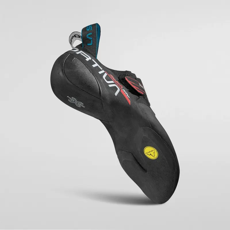 La Sportiva Skwama Lite Womens Climbing Shoe - Black/Malibu Blue - Image 3