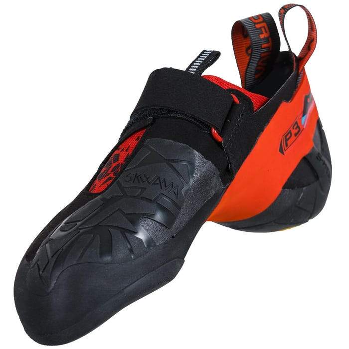 La Sportiva Skwama Mens Climbing Shoe - Black/Poppy - Image 5