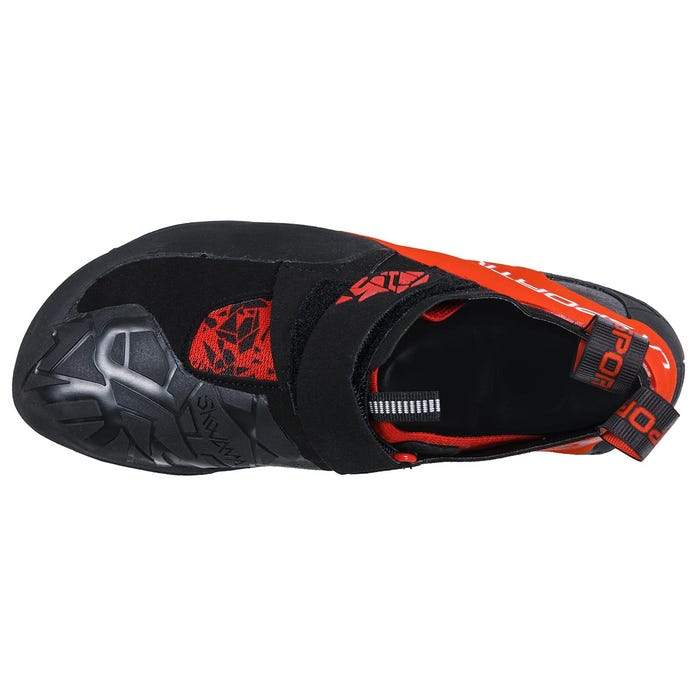 La Sportiva Skwama Mens Climbing Shoe - Black/Poppy - Image 6