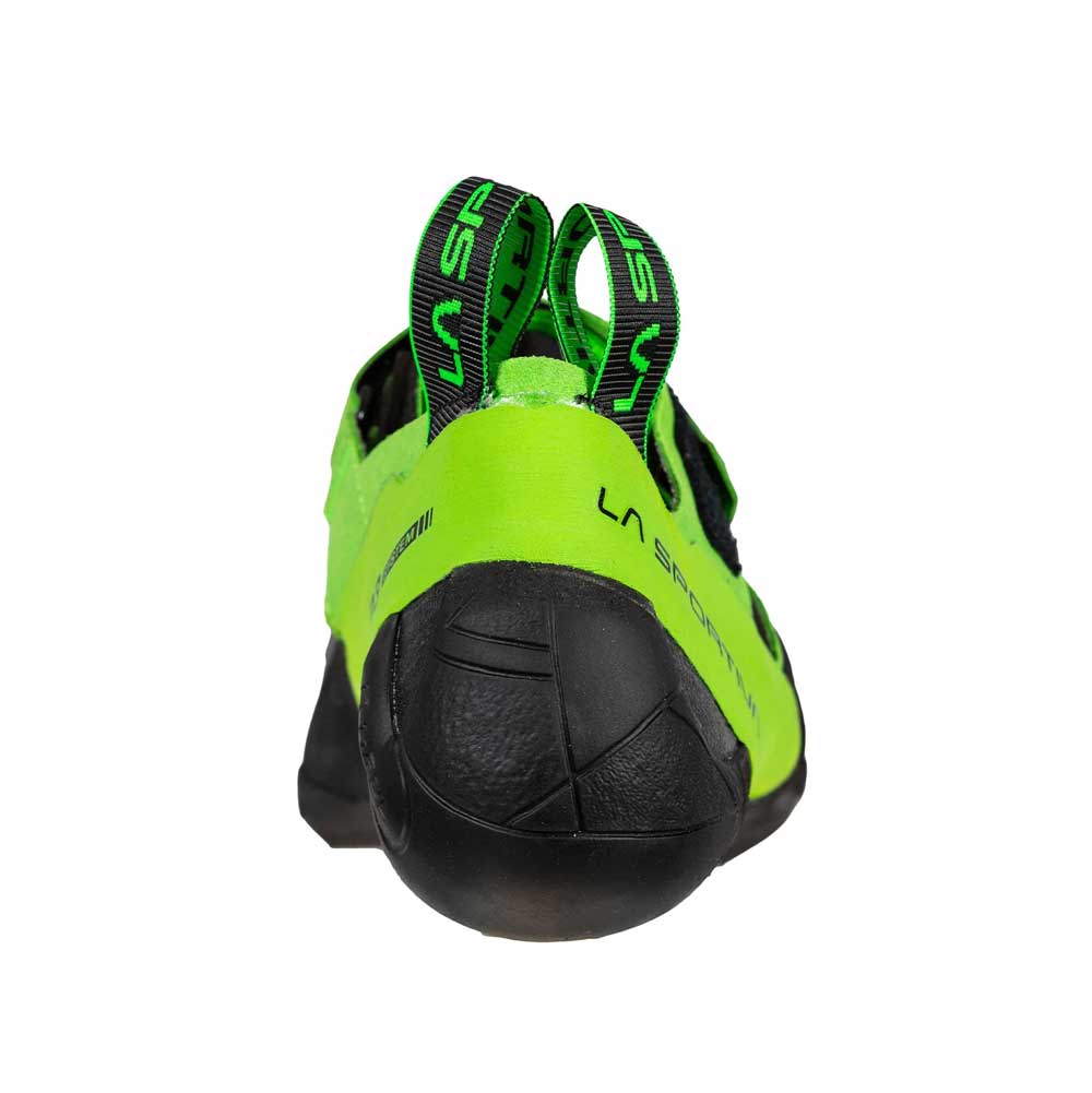 La Sportiva Skwama Mens Vegan Climbing Shoe - Black/Flash Green - Image 5