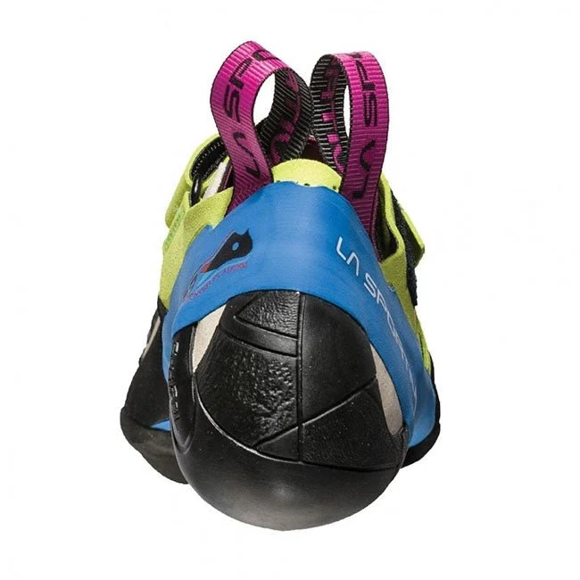 La Sportiva Skwama Womens Climbing Shoe - Apple Green/Cobalt Blue - Image 3