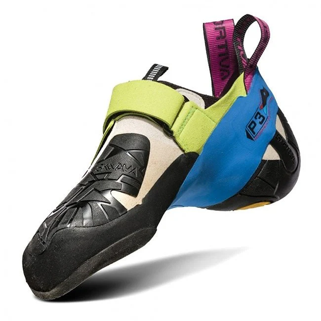 La Sportiva Skwama Womens Climbing Shoe - Apple Green/Cobalt Blue - Image 4