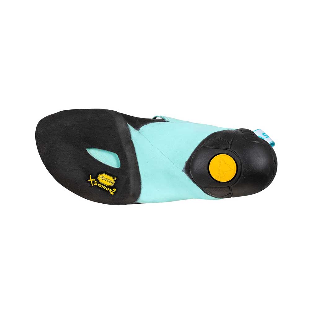 La Sportiva Skwama Womens Vegan Climbing Shoe - Carbon/Turquoise - Image 6