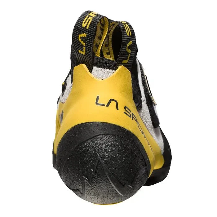 La Sportiva Solution Mens Climbing Shoe - White/Yellow - Image 5