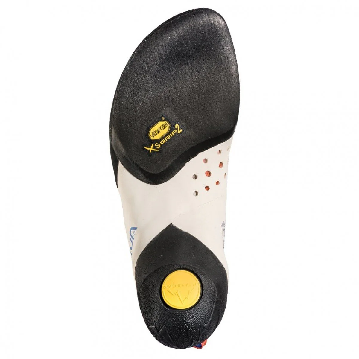 La Sportiva Solution Womens Climbing Shoe - White/Lily Orange - Image 7