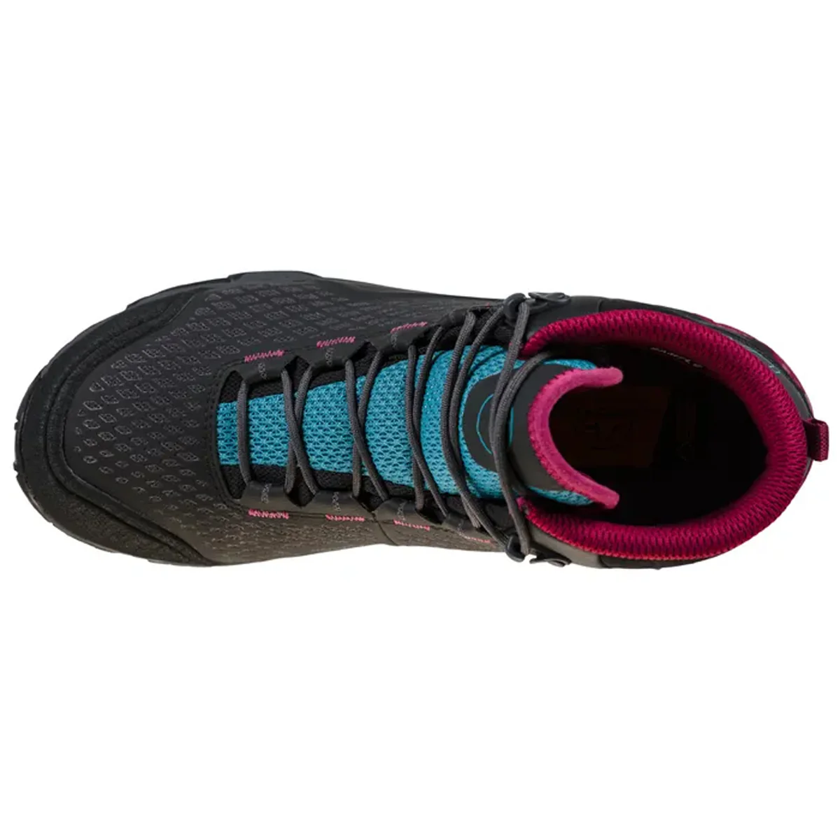 La Sportiva Stream GTX Womens Hiking Boot - Black/Topaz - Image 3