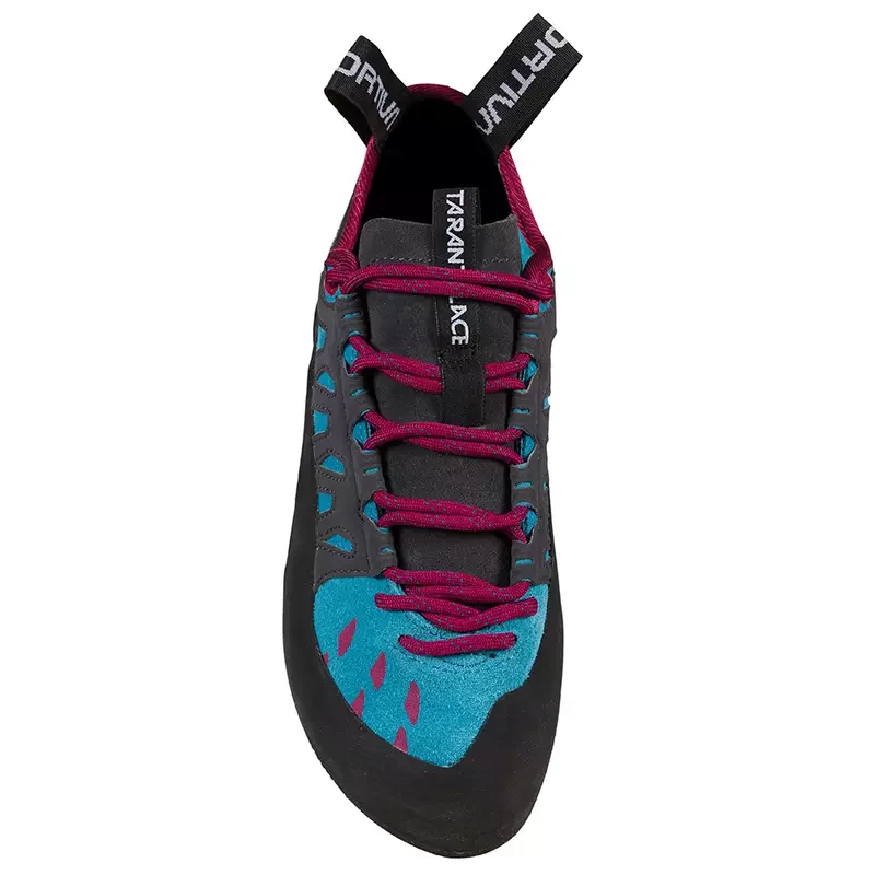 La Sportiva Tarantulace Womens Climbing Shoe - Topaz/Red Plum - Image 5