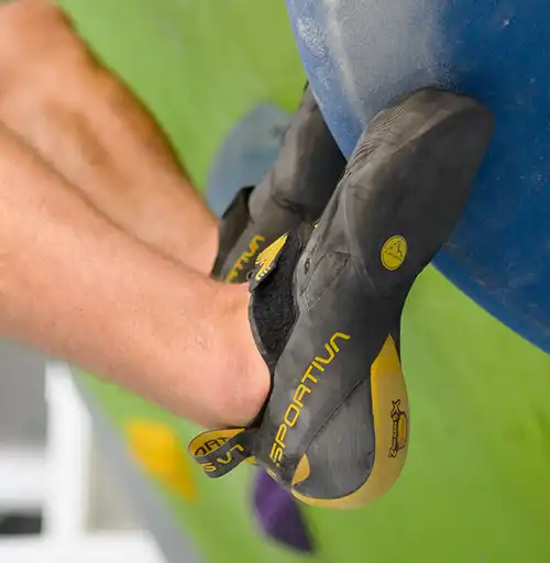 La Sportiva Theory Mens Climbing Shoe - Yellow/Black - Image 6