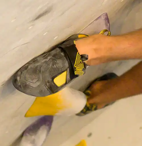 La Sportiva Theory Mens Climbing Shoe - Yellow/Black - Image 8