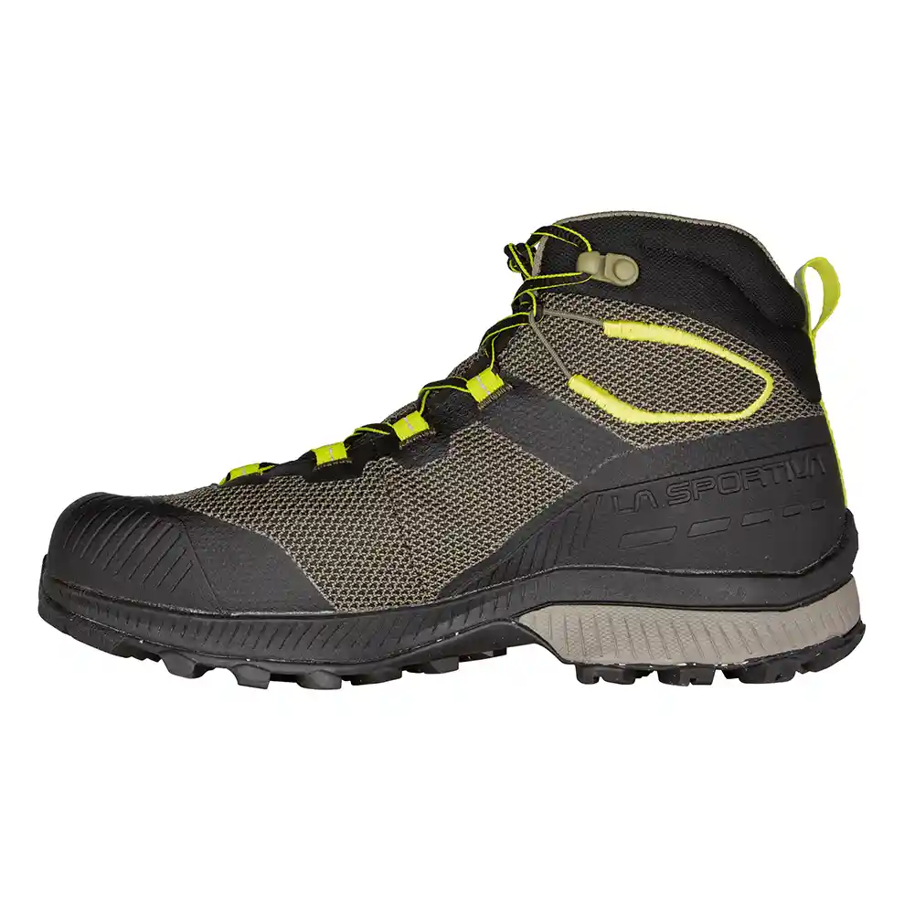 La Sportiva TX Hike Mid GTX Mens Hiking Boot - Black/Lime Punch - Image 3