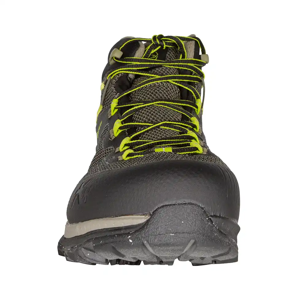 La Sportiva TX Hike Mid GTX Mens Hiking Boot - Black/Lime Punch - Image 6