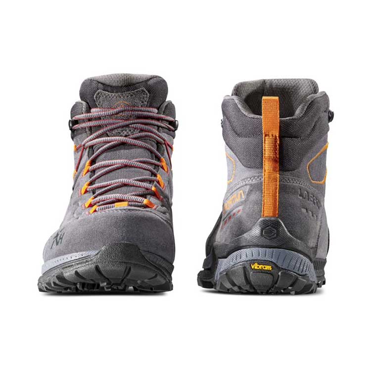 La Sportiva TX Hike Mid Leather GTX Mens Hiking Boot - Carbon/Hawaiian Sun - Image 5