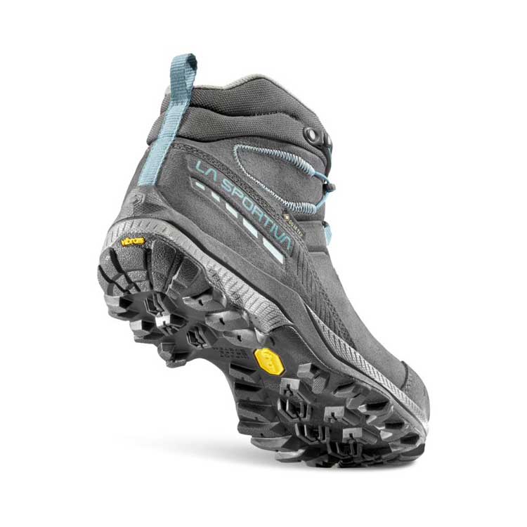 La Sportiva TX Hike Mid Leather GTX Womens Hiking Boot - Carbon/Lagoon - Image 2