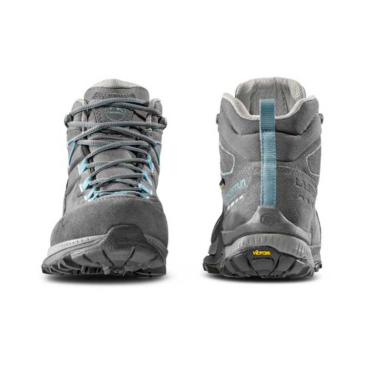 La Sportiva TX Hike Mid Leather GTX Womens Hiking Boot - Carbon/Lagoon - Image 5